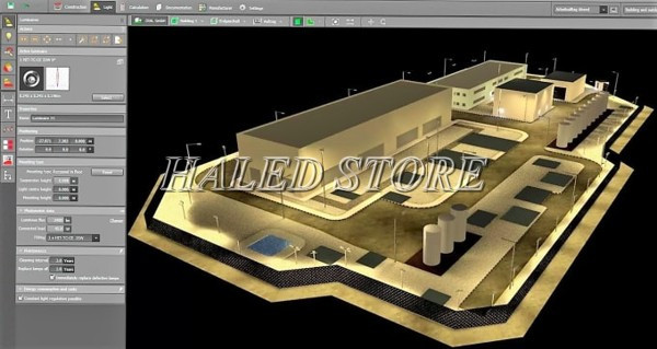 Thiết kế chiếu sáng đường phố Dialux