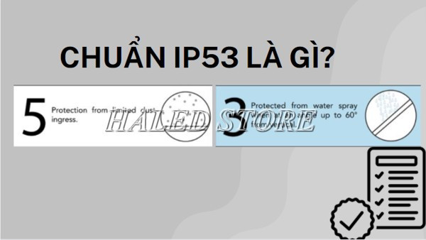 Chuẩn kháng nước IP53 là gì?