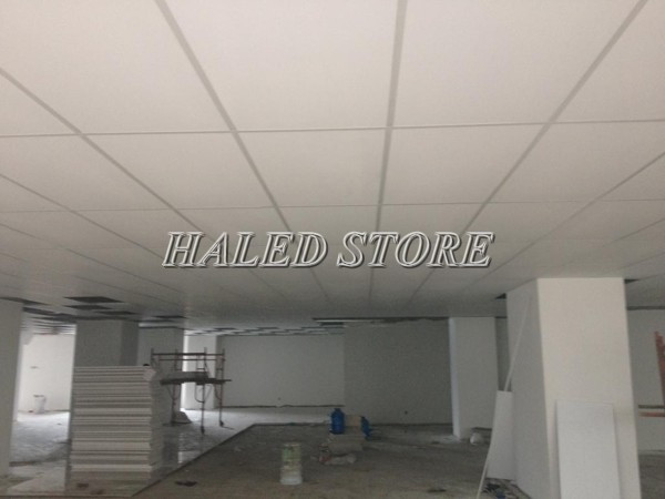 Đèn trần bê tông giả thạch cao