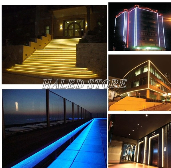 Một số ứng dụng của LED dây 2835 trang trí ngoài trời và trong nhà