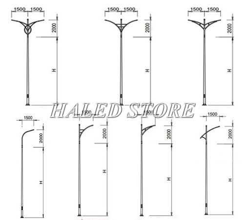 99+ cột đèn sân tennis