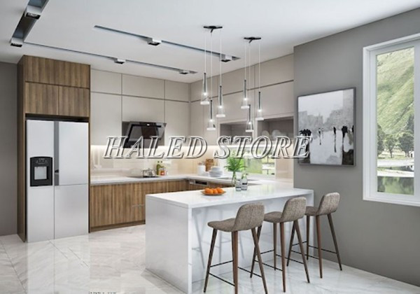 Ánh sáng đèn LED phòng bếp bàn ăn