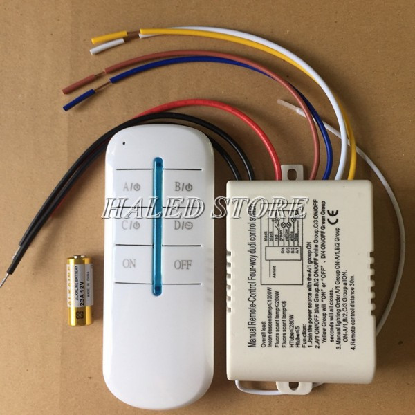 Bộ điều khiển từ xa 4 kênh