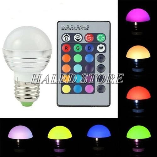 Bóng đèn LED đổi màu + Remote điều khiển từ xa
