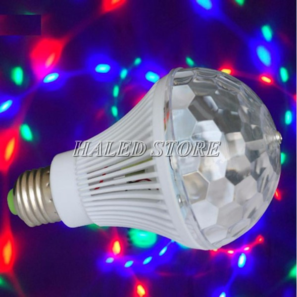 Bóng đèn LED xoay nhiều màu 5w