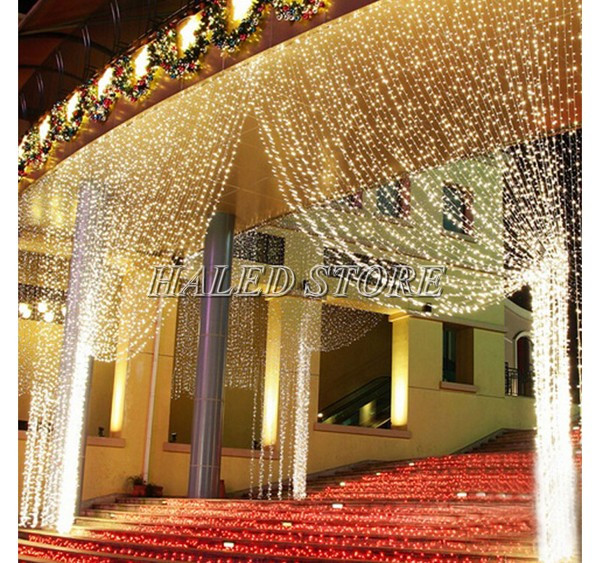 Đèn LED rèm chiếu sáng trang trí hiệu quả