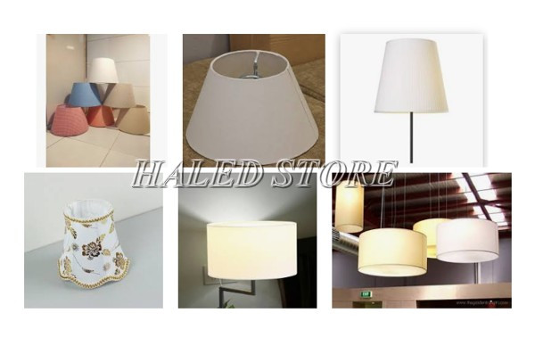 Kiểu dáng chóa đèn vải