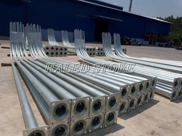 Cột thép tròn côn liền cần 7m