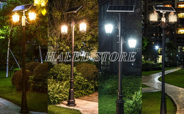 Ứng dụng của Thiết kế các chi tiết của cột đèn sân vườn năng lượng mặt trời HLDAMTDC1-30