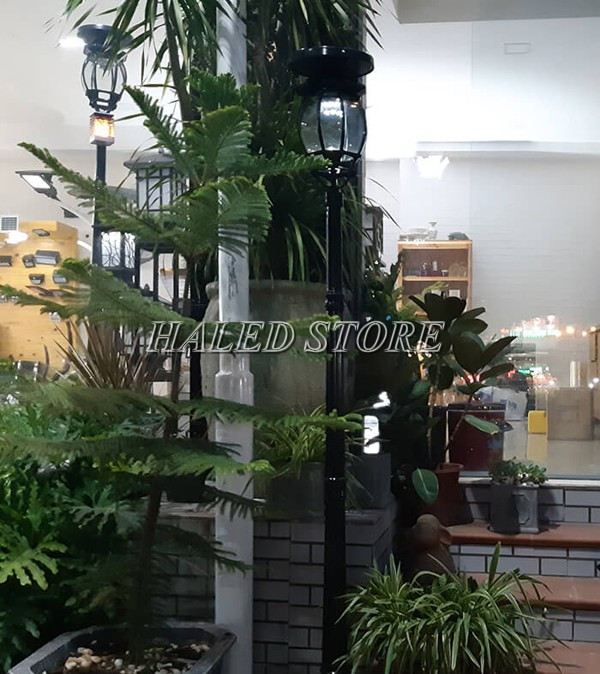 Ứng dụng của cột đèn sân vườn năng lượng mặt trời HLDAMTDC4-4