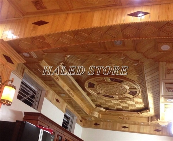 Đèn âm trần gỗ