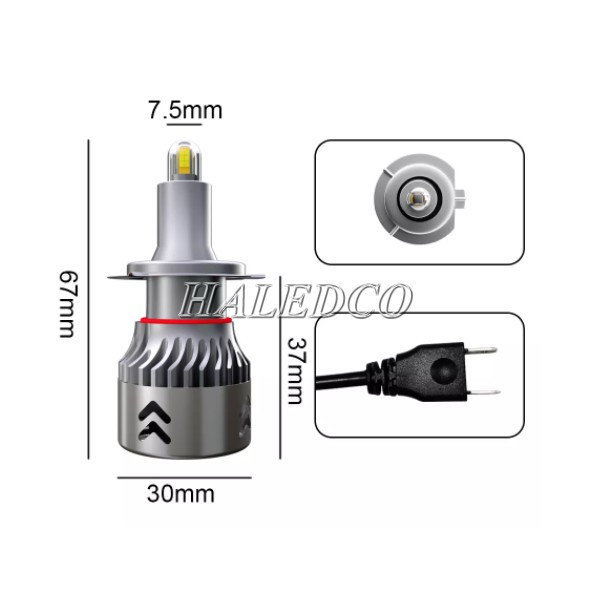 Kiểu dáng bóng đèn LED 12V xe ô tô