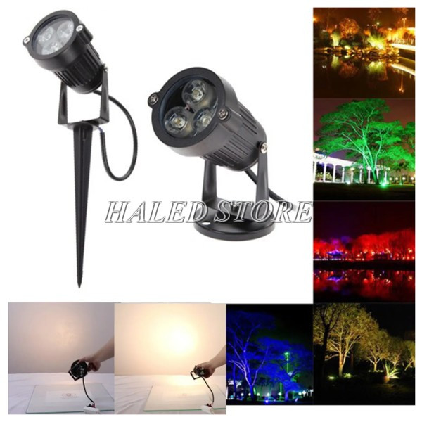 Đèn LED chiếu cây sử dụng ngoài trời chịu nước tốt