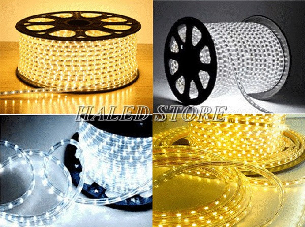 Đèn Led dây đơn sắc màu trắng, vàng