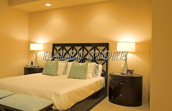 Đèn LED ngủ treo tường được đặt ở vị trí ngay 2 bên đầu giường