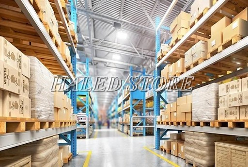 Đèn LED nhà xưởng chiếu sáng kho hàng