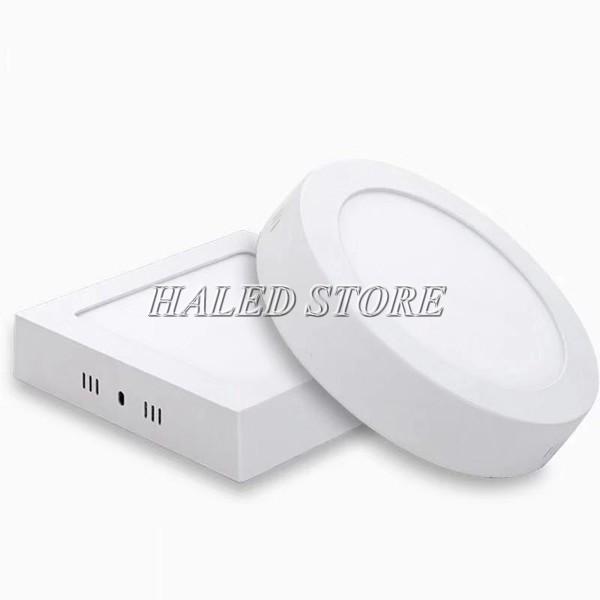 Đèn có 2 kiểu dáng là vuông và tròn