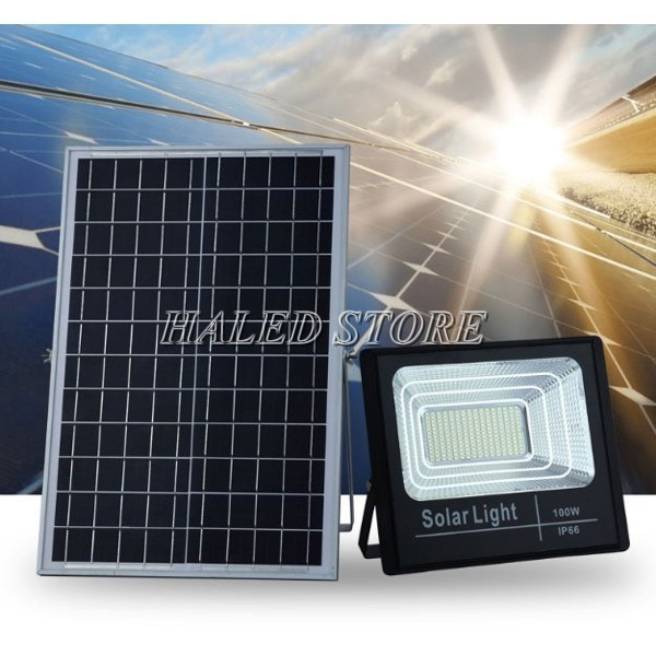 Đèn led pha năng lượng mặt trời