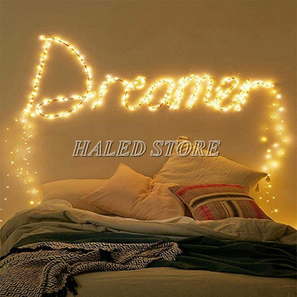 Đèn led trang trí tạo chữ Dream độc đáo