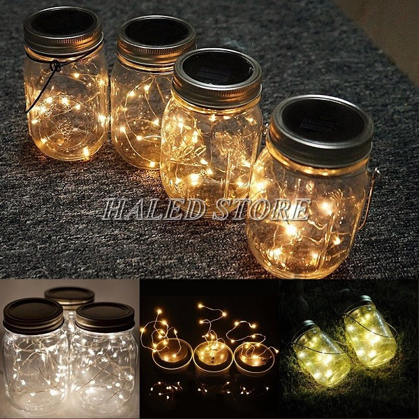 Đèn nháy lọ thủy tinh