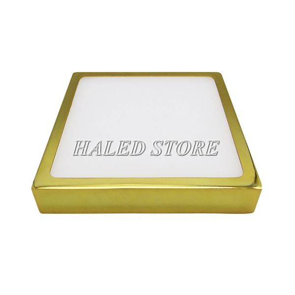 Đèn ốp trần 200x200 viền vàng