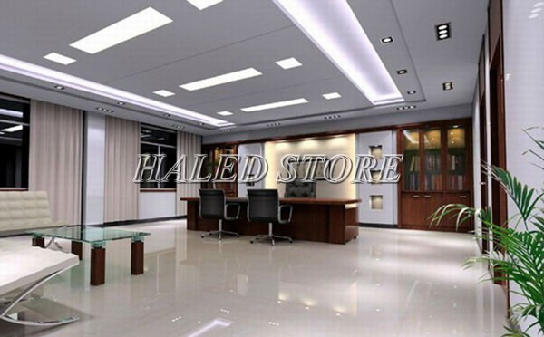 Đèn panel chiếu sáng phòng làm việc