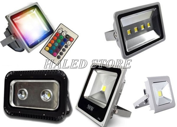 Đèn pha LED 220V các kiểu dáng