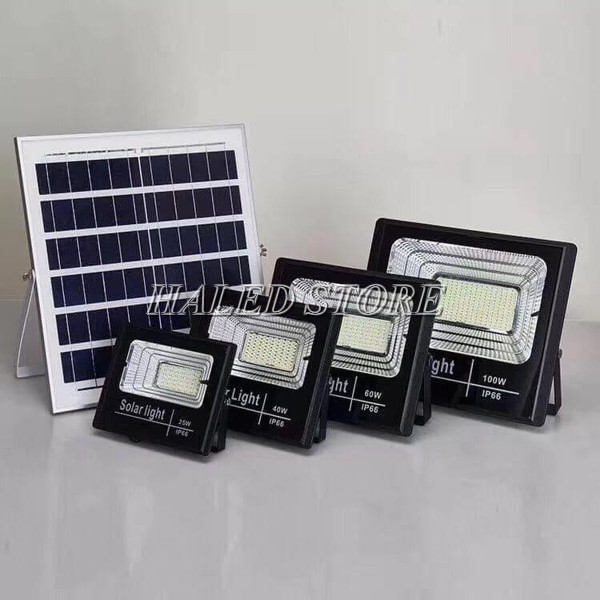 4 công suất phổ biến của đèn pha năng lượng mặt trời