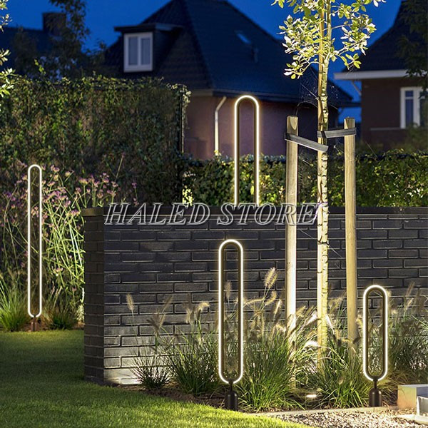 Đèn LED sân vườn năng lượng mặt trời HLDAMTSV8-6 chiếu sáng sân vườn hiệu quả