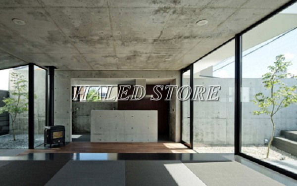 Trần bê tông khó đục khoét nếu lắp đèn có đế dày