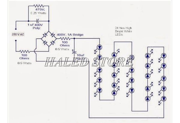 Mạch điện siêu sáng 220V
