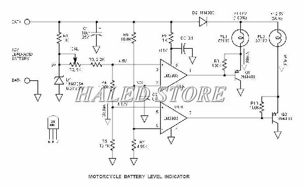 Sơ đồ mạch đèn LED nguồn 12v