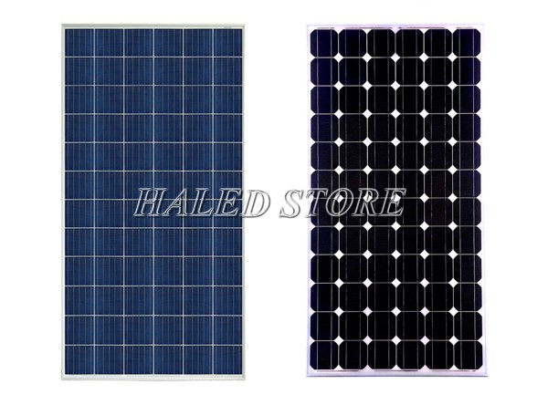 Hai loại tấm pin năng lượng mặt trời phổ biến