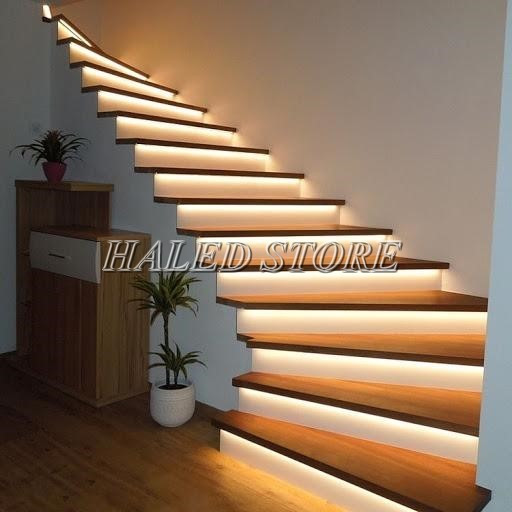 Thiết kế đèn led cầu thang thông minh