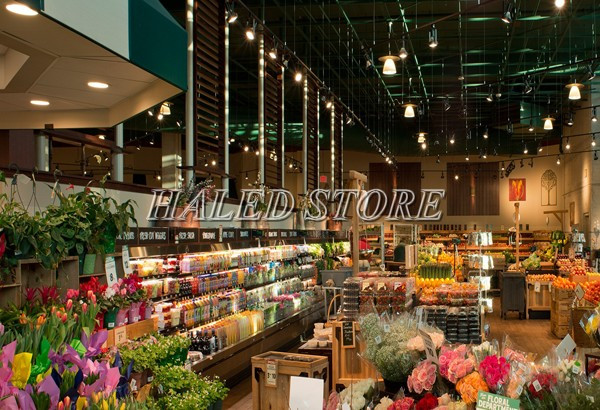 Đèn ứng dụng trong chiếu sáng cửa hàng thực phẩm 