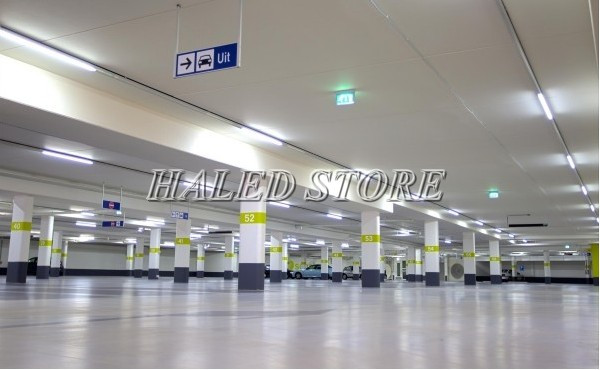 Đèn tuýp LED được ứng dụng trong bãi đỗ xe 