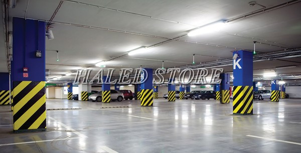 Đèn tuýp LED được ứng dụng trong bãi đỗ xe 