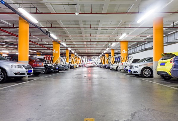 Đèn tuýp LED được ứng dụng trong bãi đỗ xe 