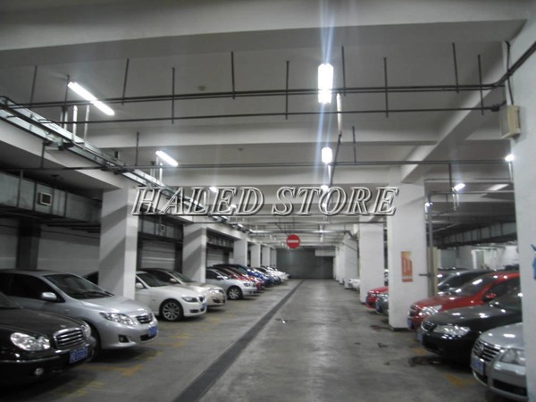 Đèn tuýp LED được ứng dụng trong bãi đỗ xe 
