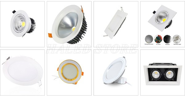 Các kiểu dáng đèn LED âm trần 18w