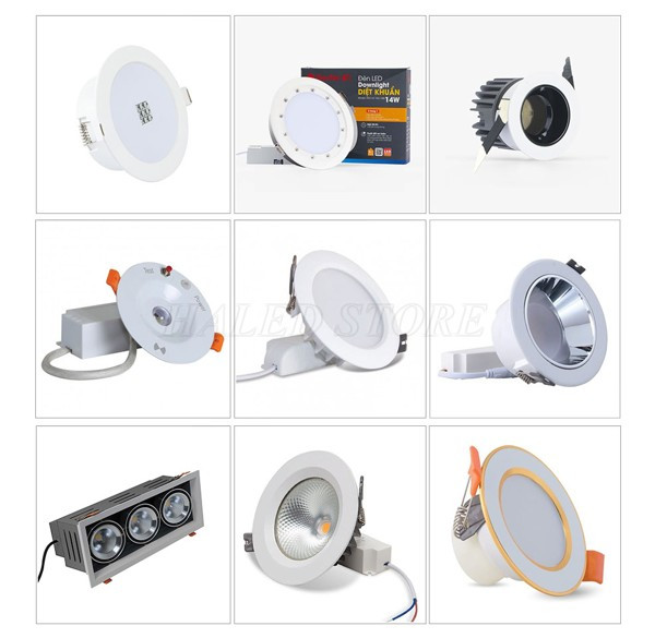 Các mẫu đèn LED âm trần Rạng Đông phổ biến