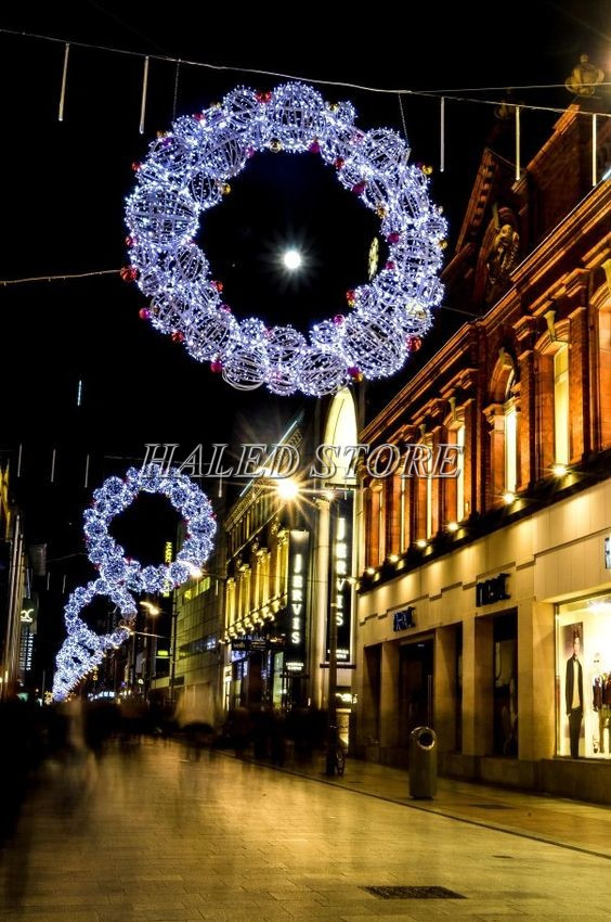 Đèn trang trí đường phố hình cầu