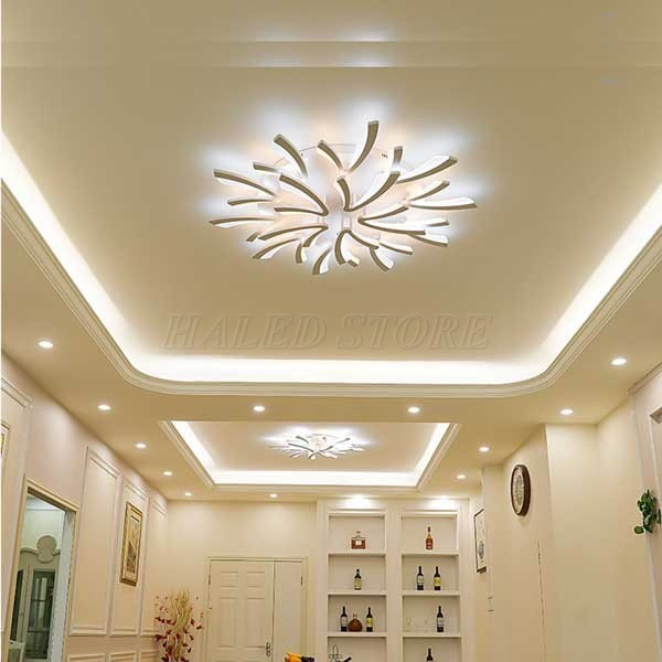 Cách bố trí đèn phòng khách