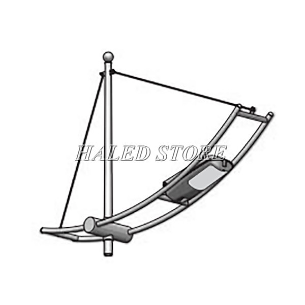 Cần đèn cao áp cánh buồm đôi