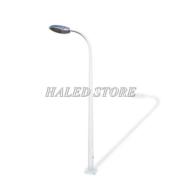 Cột đèn cao áp 12m bát giác liền cần đơn 