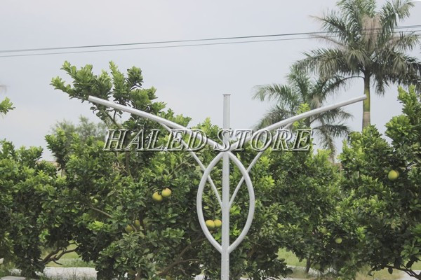 Cần đèn đôi lắp đèn LED 250w 