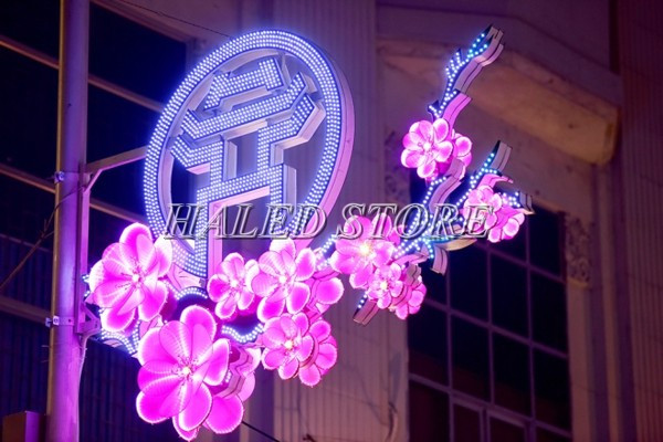 Đèn LED hoa văn trang trí đường phố 