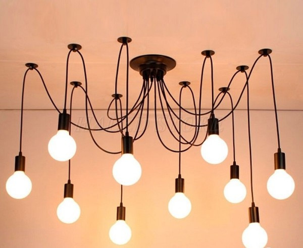 Đèn chùm sử dụng bóng LED tròn