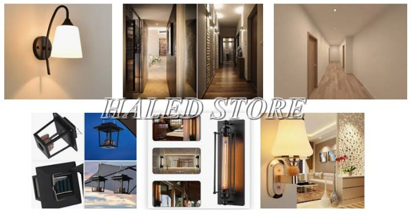 Mẫu đèn trang trí hàng lang đẹp