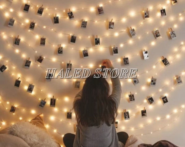 Đèn LED dây treo tường phòng ngủ